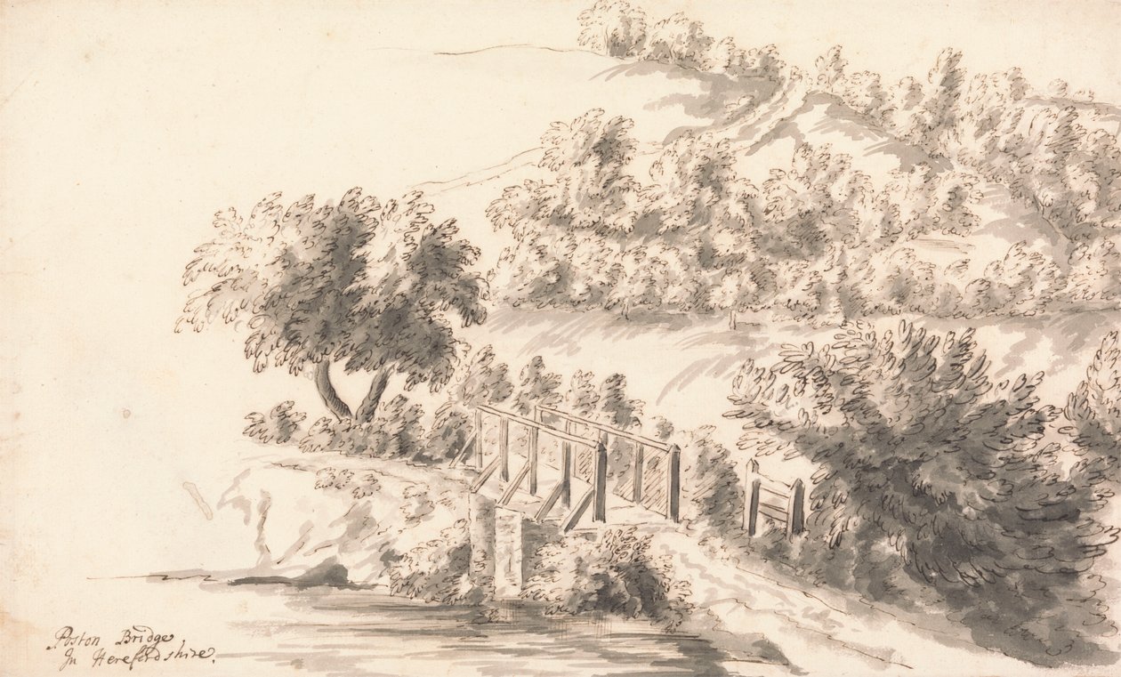 Poston Bridge, Herefordshire alkotó: Peter Tillemans