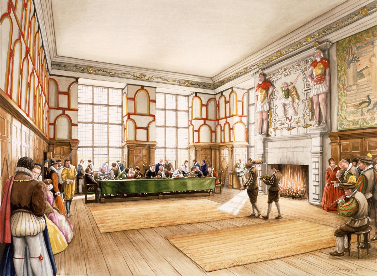 Hardwick Old Hall, c1590, c1990-2010. alkotó: Peter Urmston