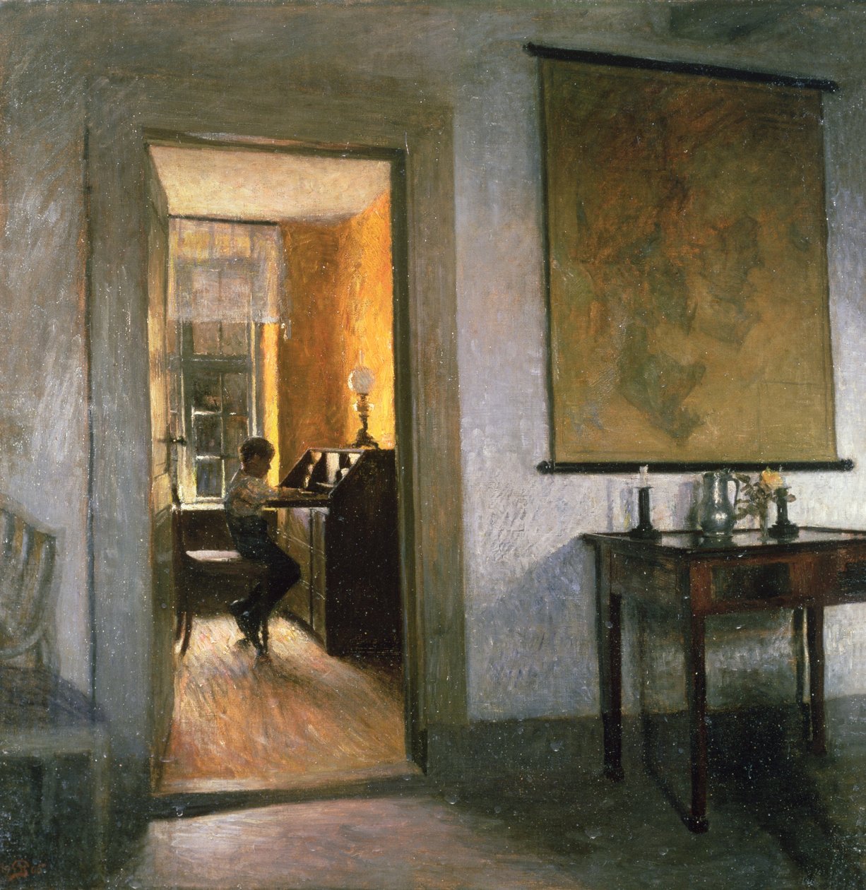 Fiú tanul alkotó: Peter Vilhelm Ilsted