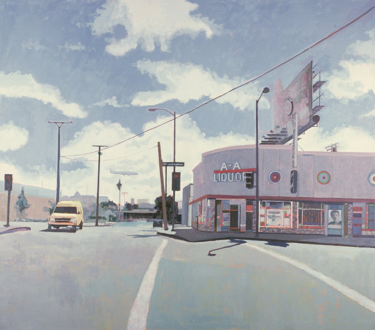 AA Liquor Store, Los Angeles, 2001 (olaj, vászon) alkotó: Peter Wilson