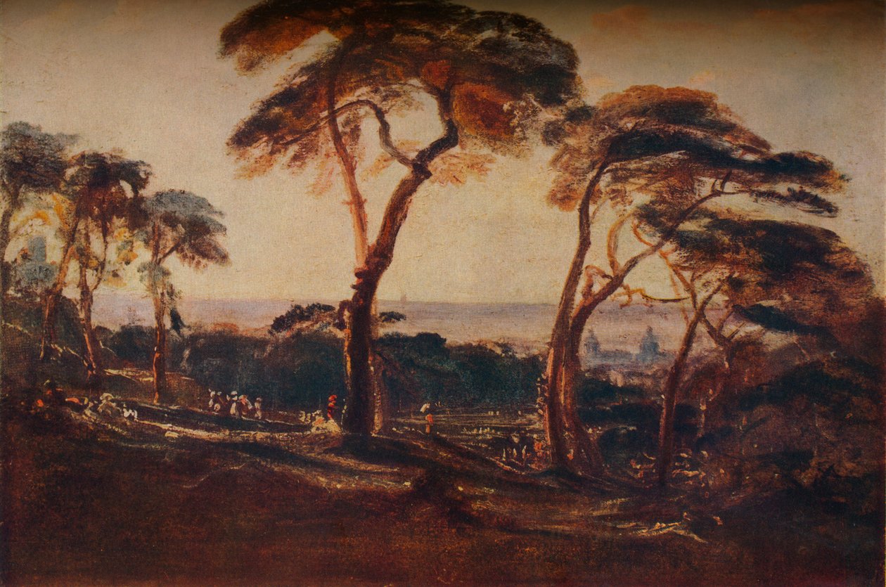 Greenwich Park, 1822 alkotó: Peter de Wint