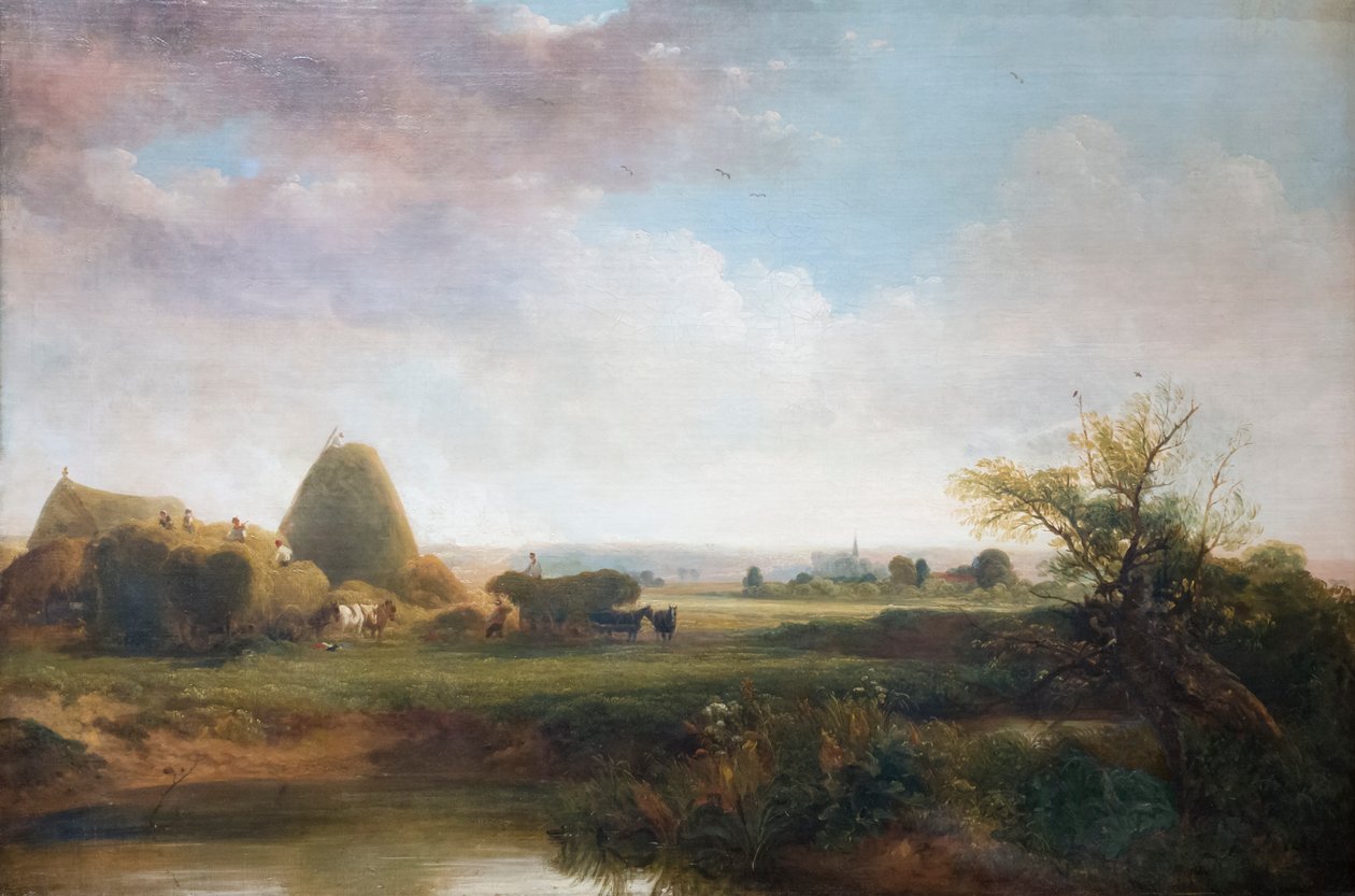 Szénakészítés, 1815-30 körül (olaj, vászon) alkotó: Peter de Wint
