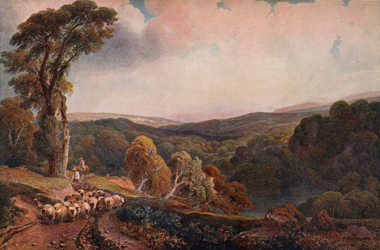 Lowther Castle közelében, 1818 alkotó: Peter de Wint