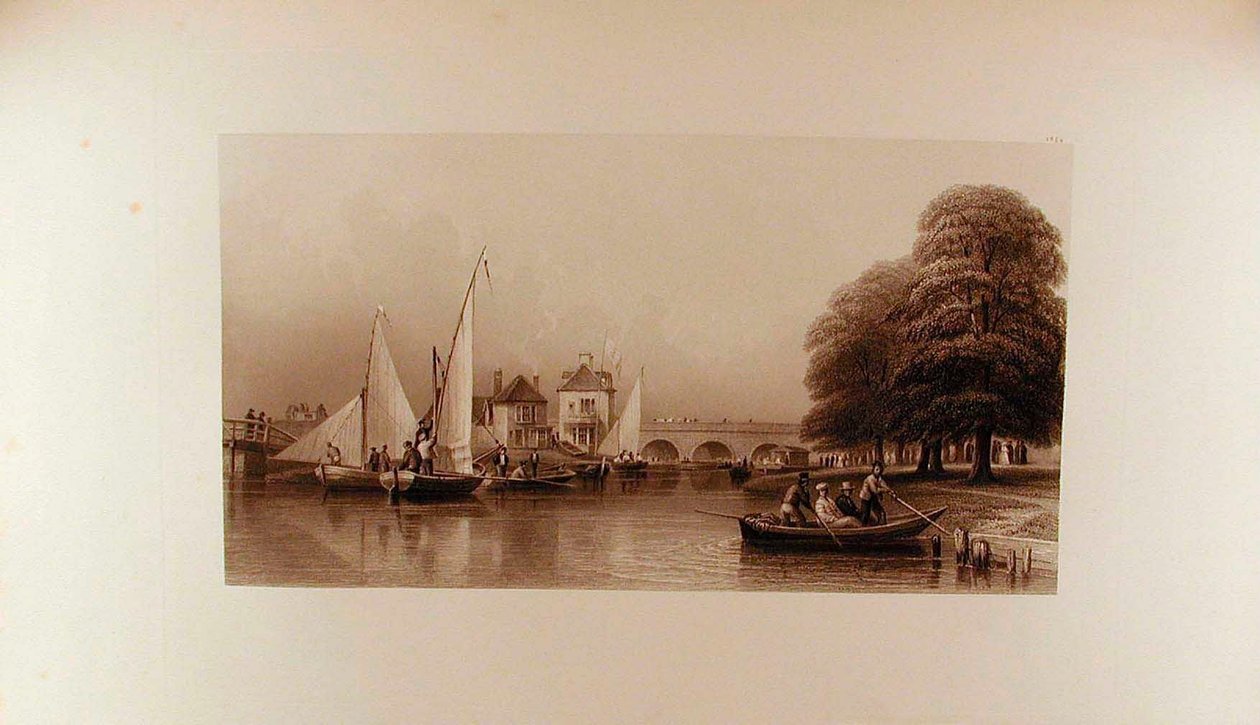 A Folly Bridge látképe 1827-ben alkotó: Peter de Wint