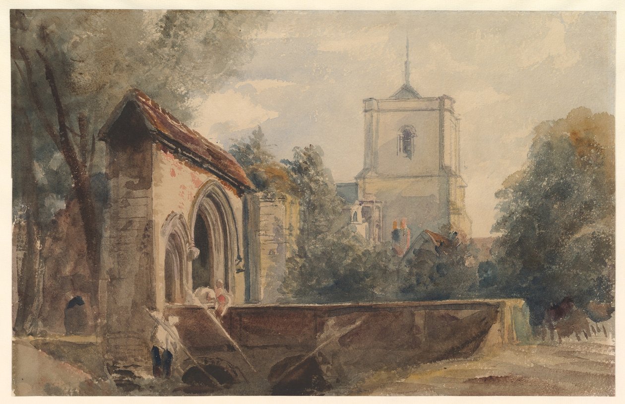 Waltham-apátság, Essex alkotó: Peter de Wint