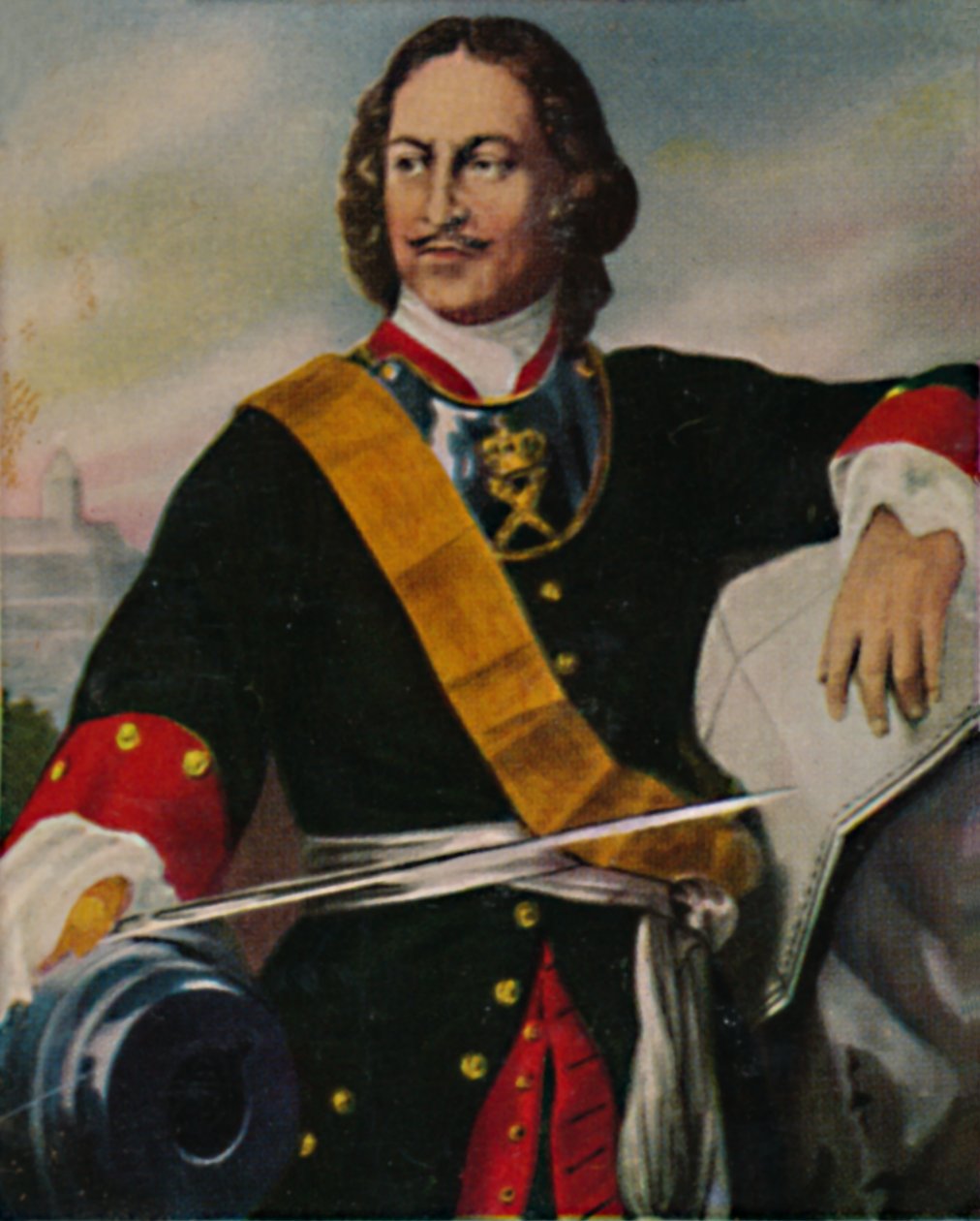 "Nagy Péter 1672-1725", 1934 alkotó: Peter the Great