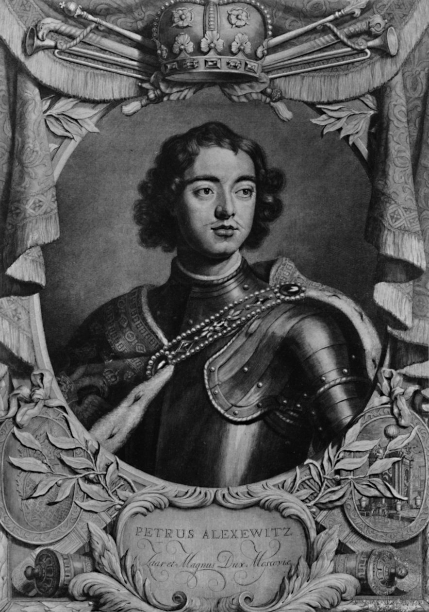 Nagy Péter, Oroszország cárja, 1698 1894 alkotó: Peter van Gunst