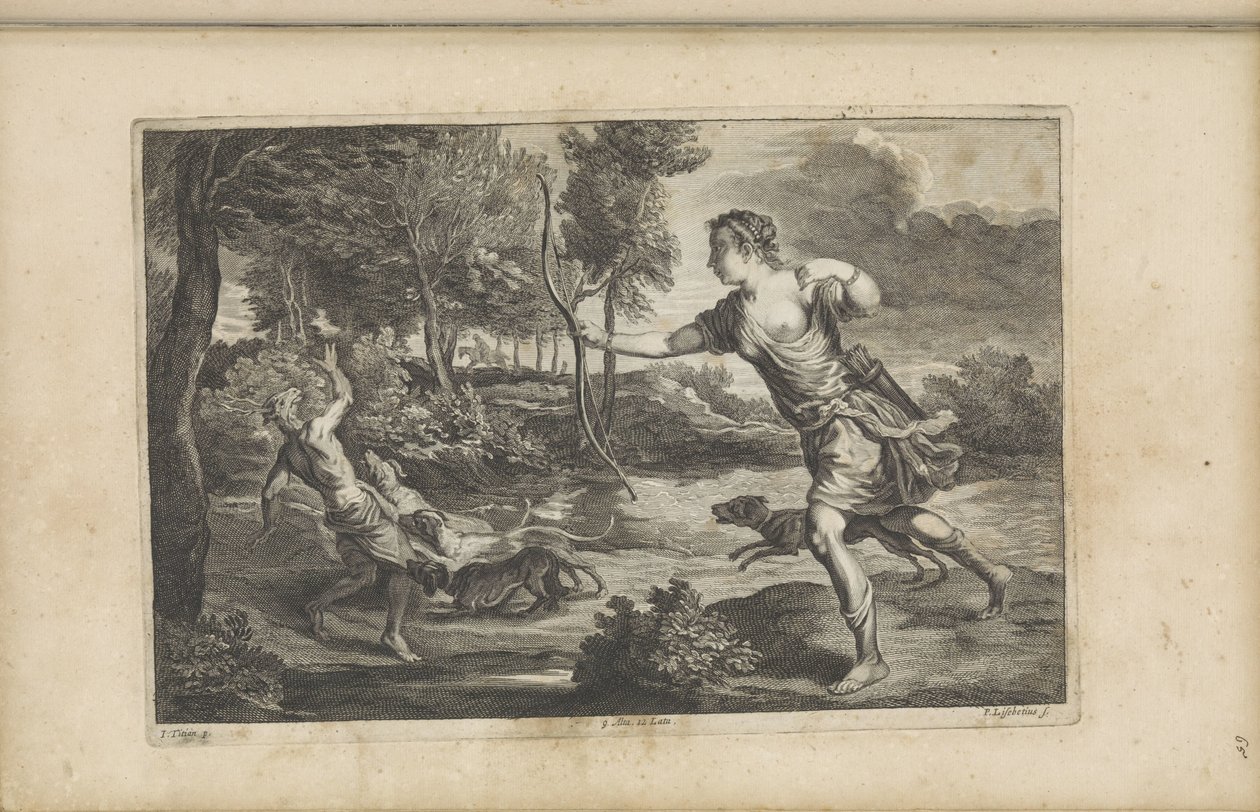 Diana az Actaeonban alkotó: Peter van Liesebetten