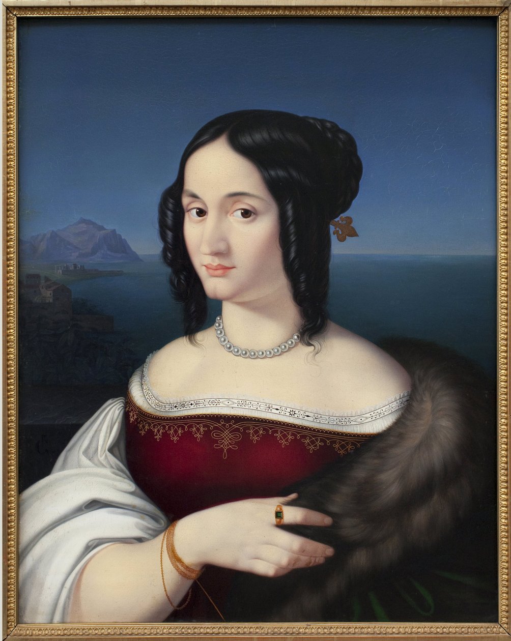 Carolina Grossi, a művész első felesége. Peter von Cornelius (1783-1867) festménye, olaj, vászon alkotó: Peter von Cornelius