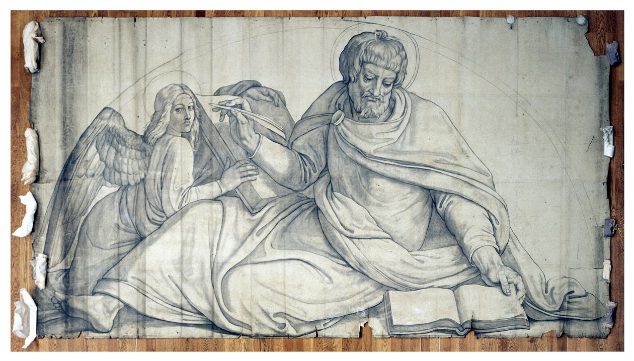 Máté evangélista alkotó: Peter von Cornelius