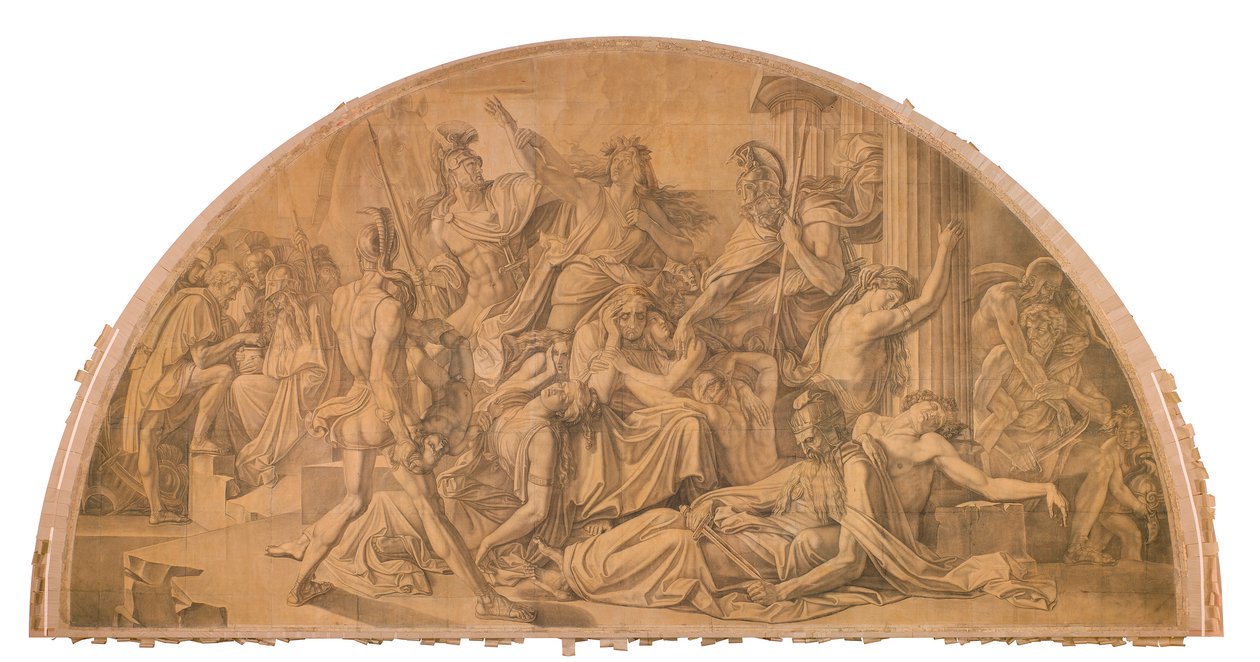 Der Untergang Trojas alkotó: Peter von Cornelius