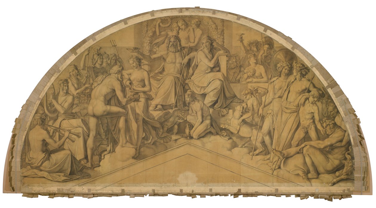 Die Aufnahme des Herakles in den Olymp alkotó: Peter von Cornelius