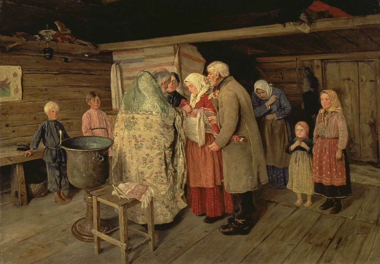 A keresztelő, 1896 alkotó: Petr Korovin