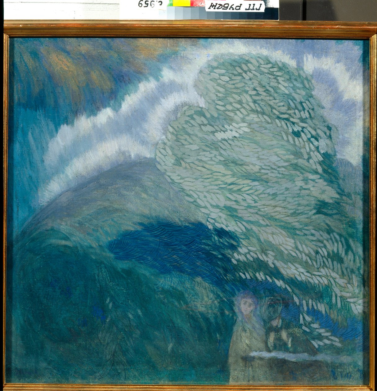Pjotr ​​Savvich Utkin (1877-1934) festménye: "Viharimádók" (Storm Lovers) 1908 Méret: 76,5x81 cm Állami Tretyakov Galéria, Moszkva alkotó: Petr Savvic Utkin