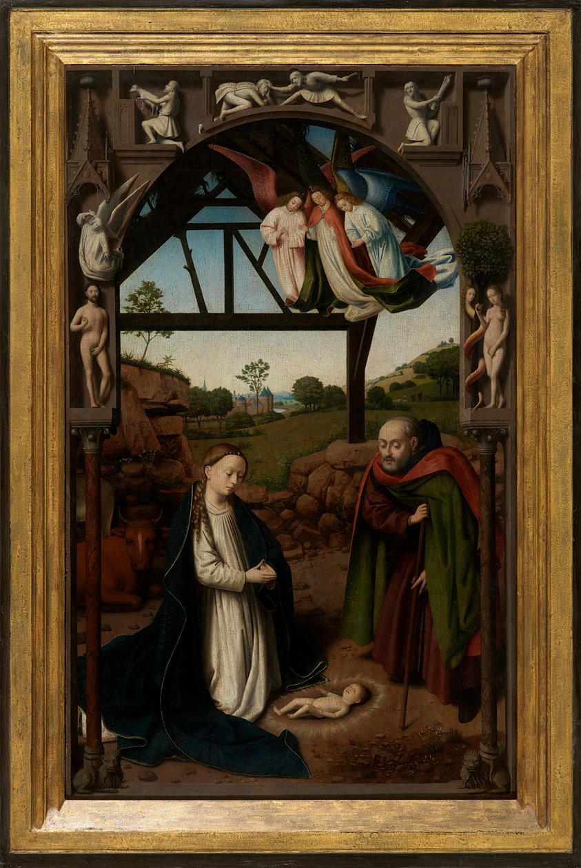 Krisztus-gyermek imádata alkotó: Petrus Christus
