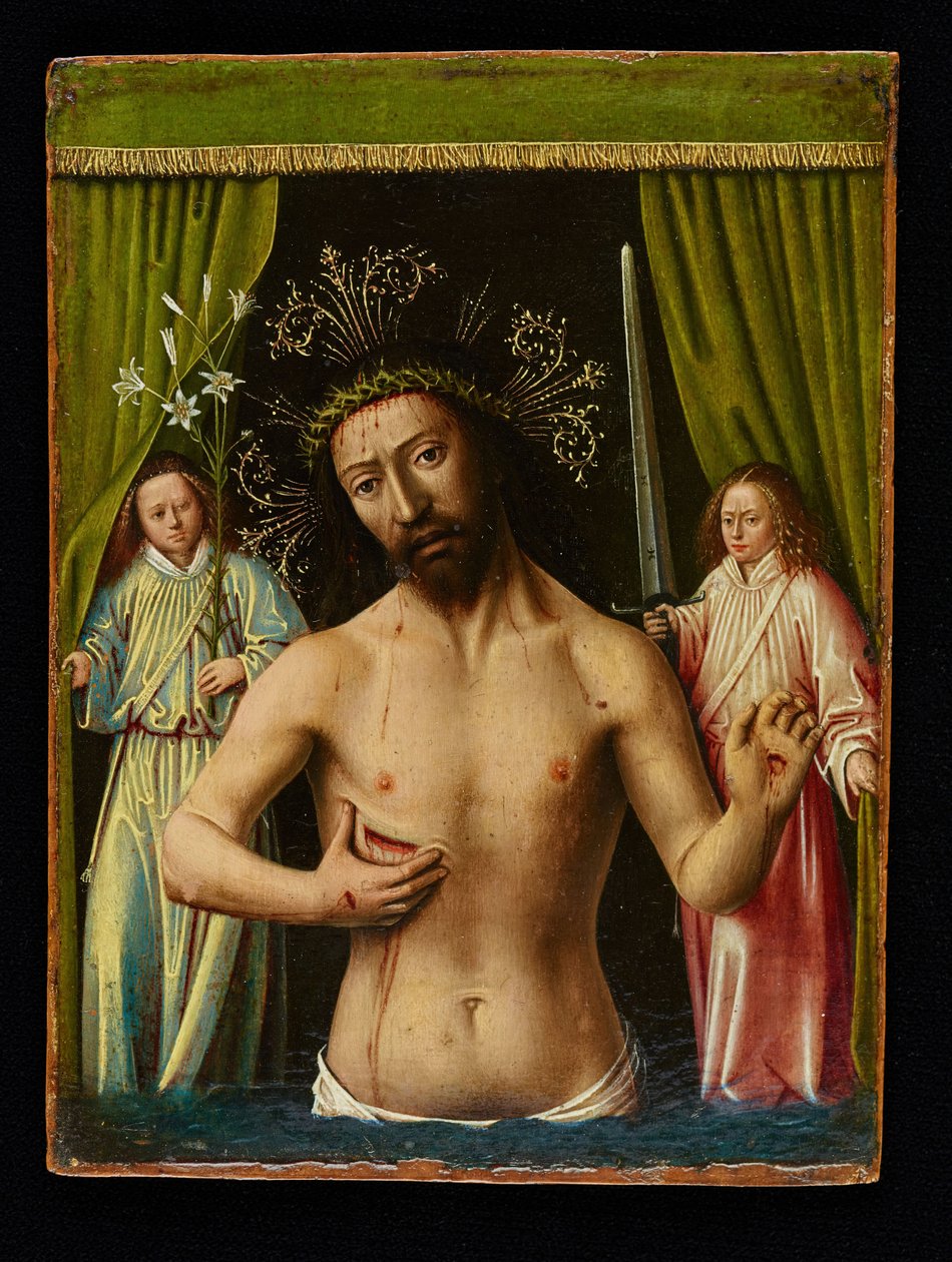Krisztus mint a fájdalmak embere, 1450. alkotó: Petrus Christus