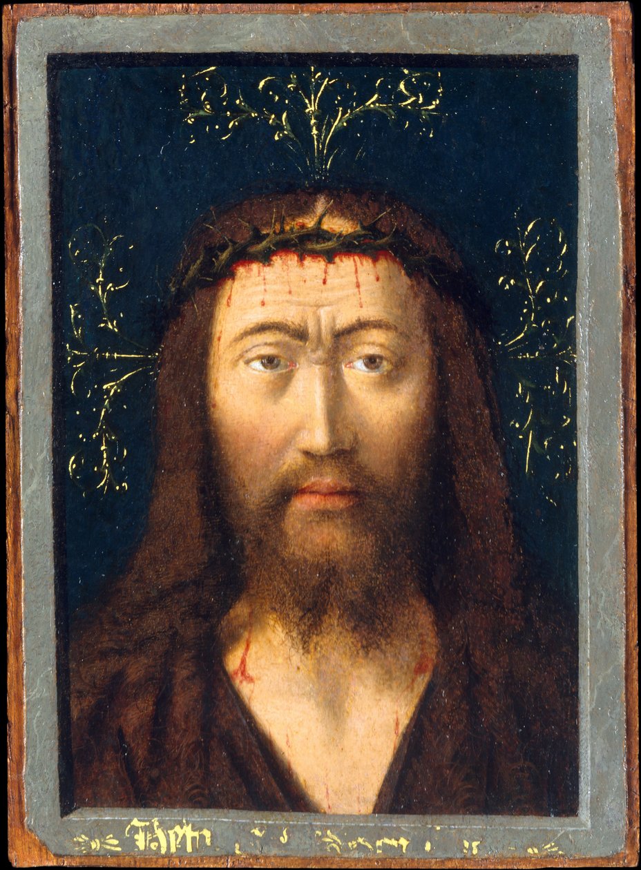 Krisztus feje, kb. 1445. alkotó: Petrus Christus