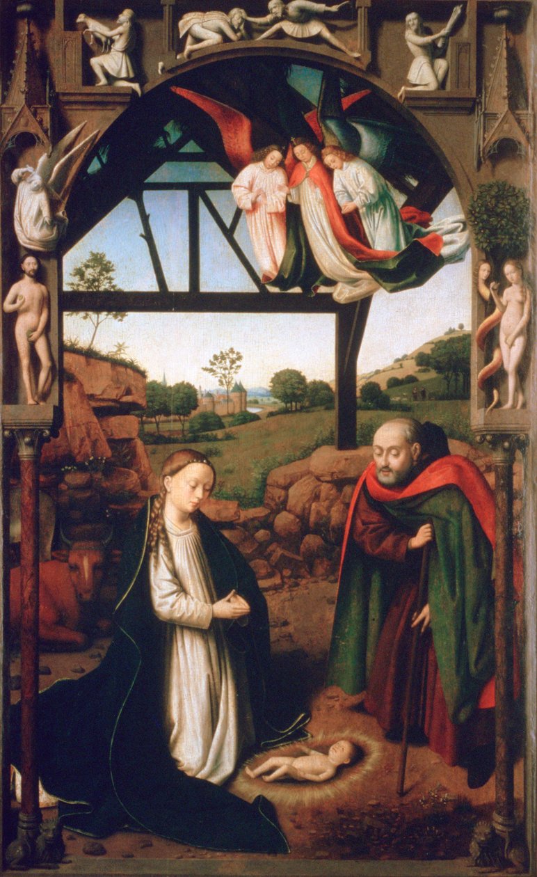 Születés, 1452 alkotó: Petrus Christus