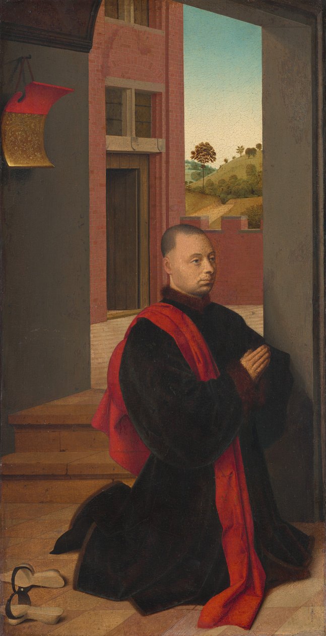 Férfi donor portréja, c. 1455. alkotó: Petrus Christus