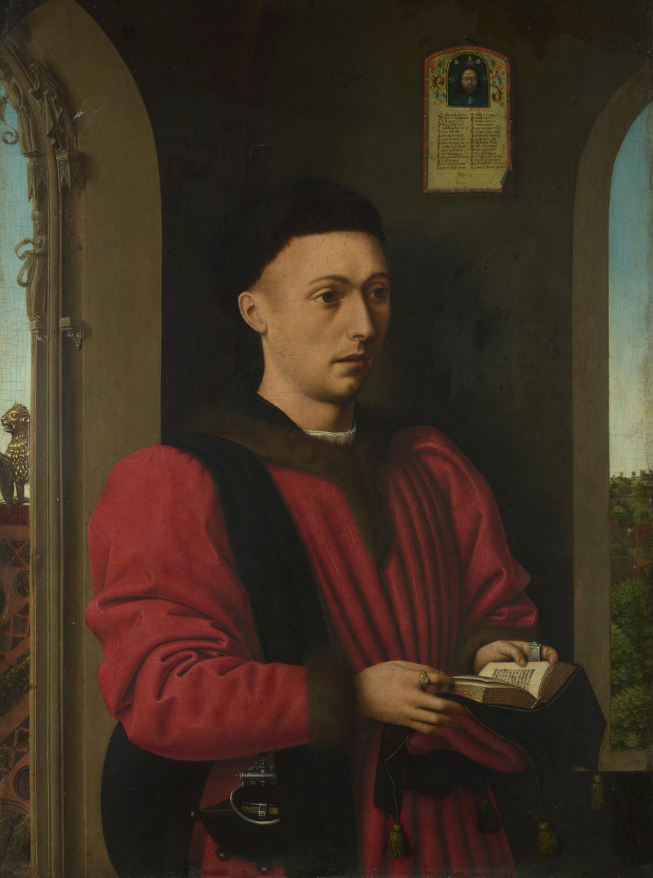 Fiatalember portréja, 1450-1460 alkotó: Petrus Christus