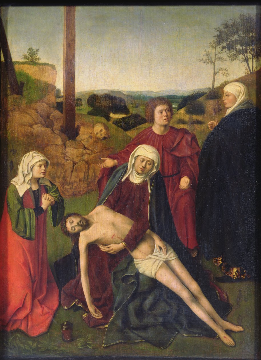 The Lamentation (olaj a panelen) alkotó: Petrus Christus