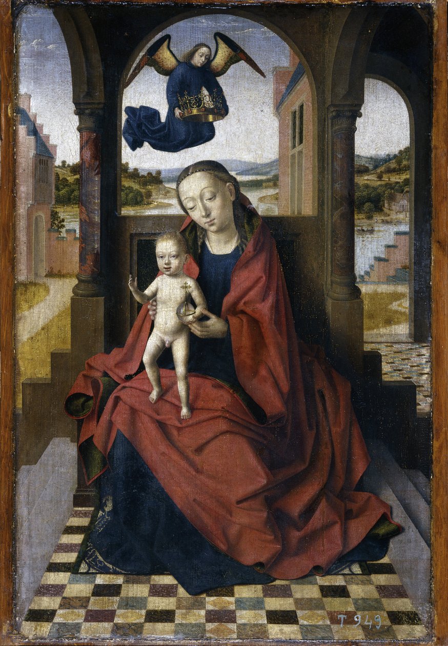 A Madonna és a gyermek, 1460-as évek alkotó: Petrus Christus
