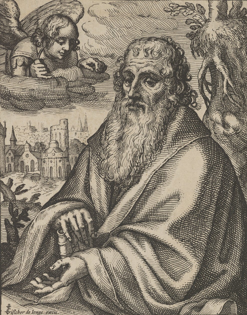 Máté, A négy evangélista, 1610-20. alkotó: Petrus Feddes