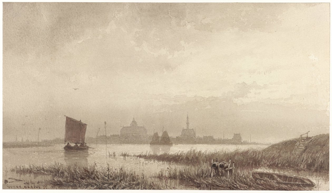 Veere kilátása alkotó: Petrus Franciscus Greive