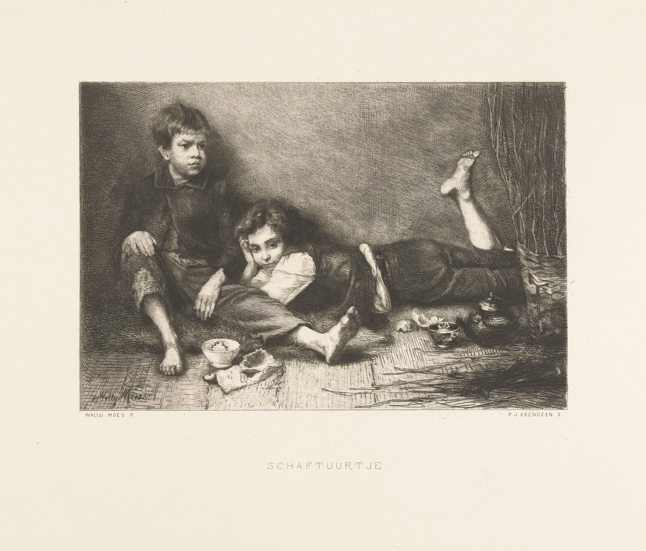 Schafuurtje (cím a tárgyon) alkotó: Petrus Johannes Arendzen