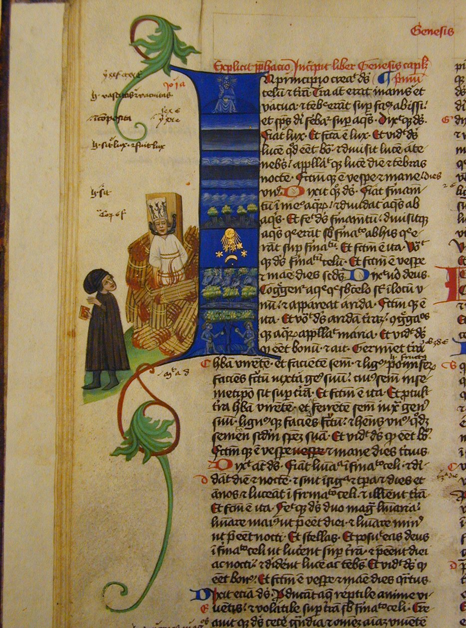 Hus János elégetése a Martinitz-bibliából alkotó: Petrus de Mladoniovicz,