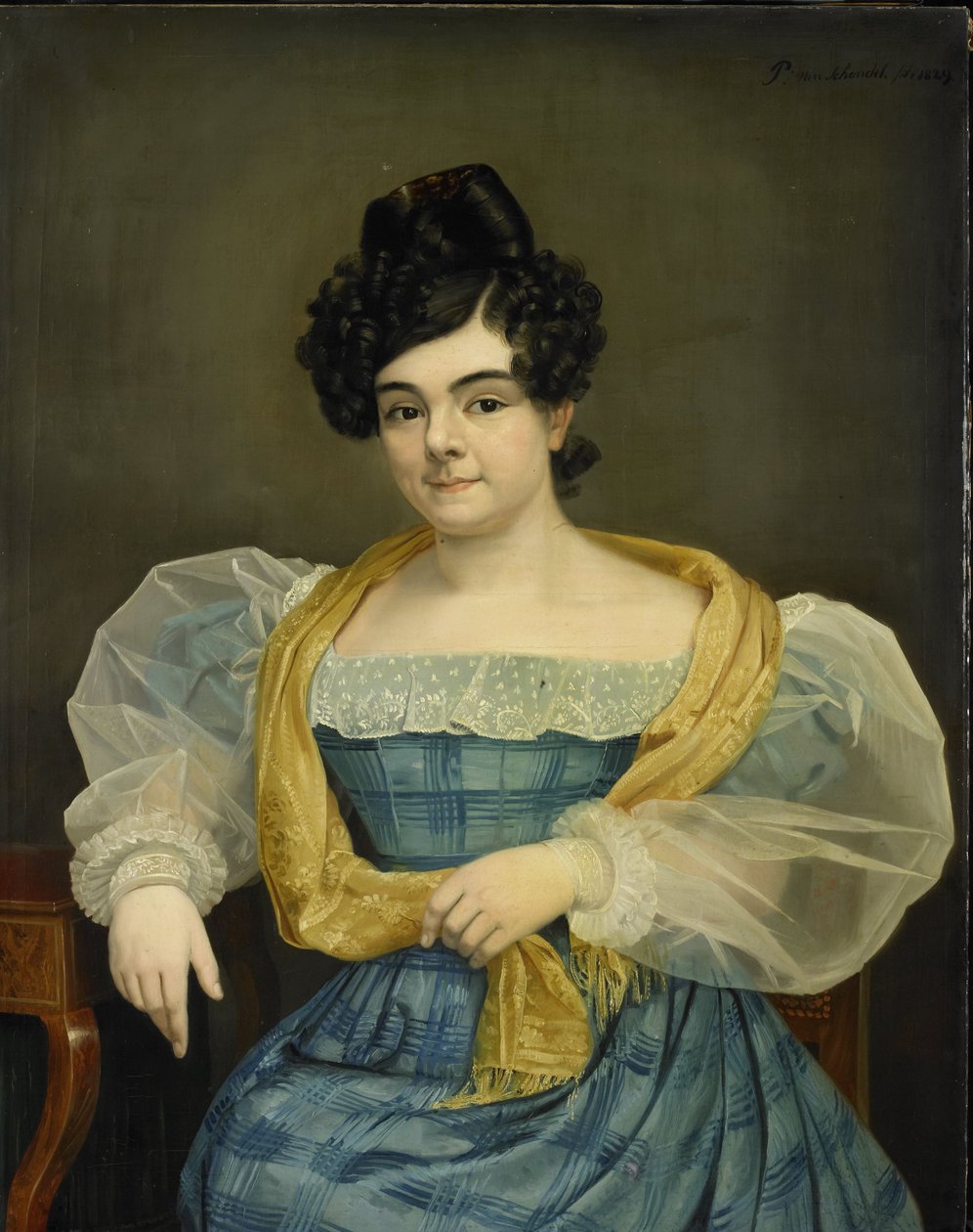 Adriana Johanna van Wijck portréja alkotó: Petrus van Schendel