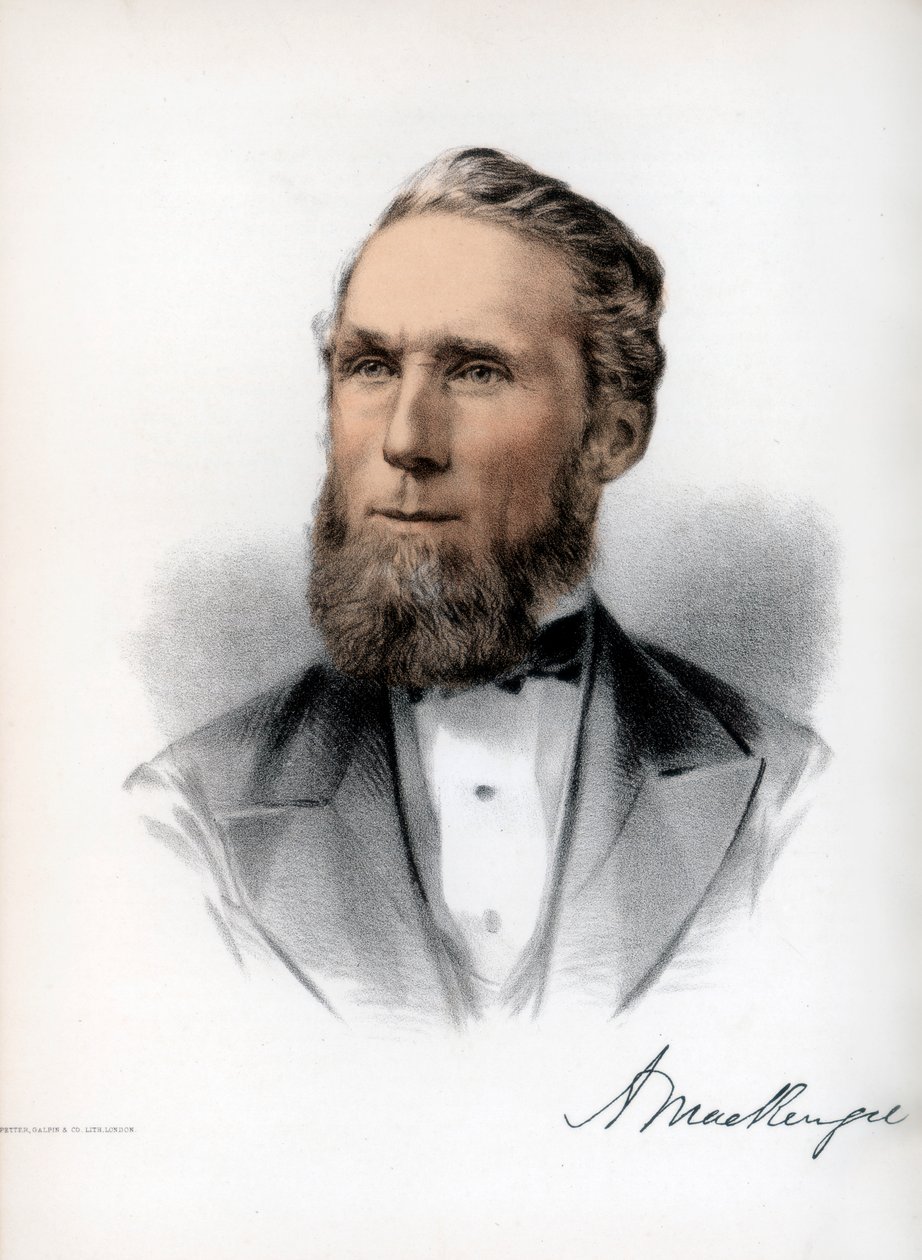 Alexander Mackenzie, Kanada második miniszterelnöke, 1890. alkotó: Petter and Galpin Cassell