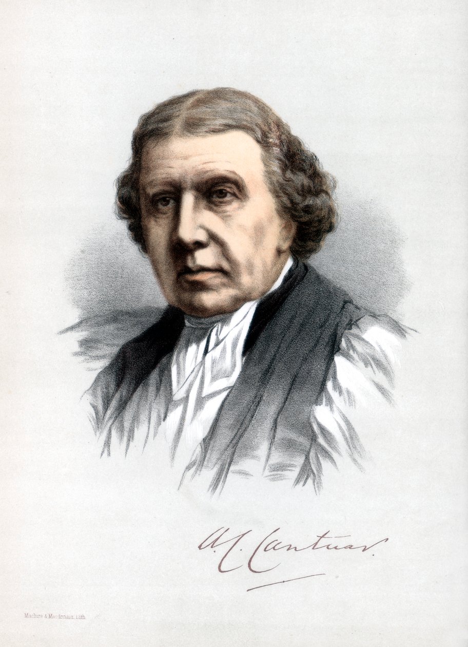 Archibald Campbell Tait, Canterbury érseke, 1890 körül. alkotó: Petter and Galpin Cassell