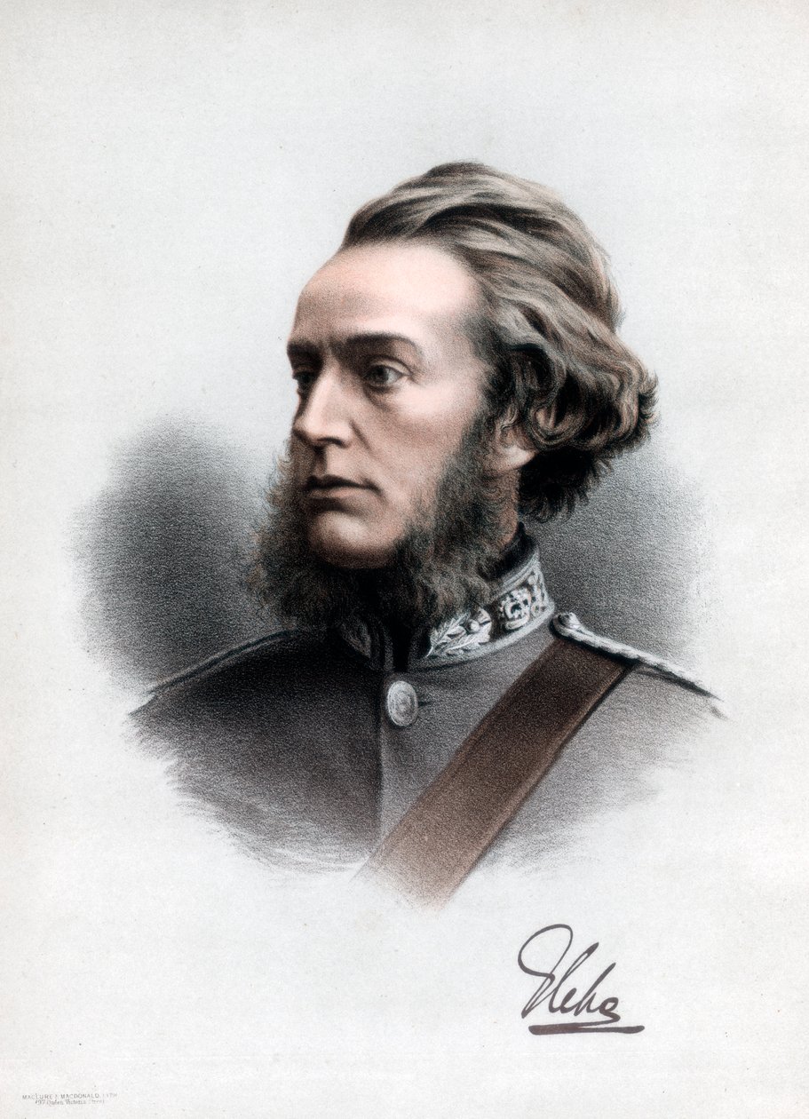 Francis Charteris, Wemyss 10. grófja, brit whig politikus, 1890 körül. alkotó: Petter and Galpin Cassell