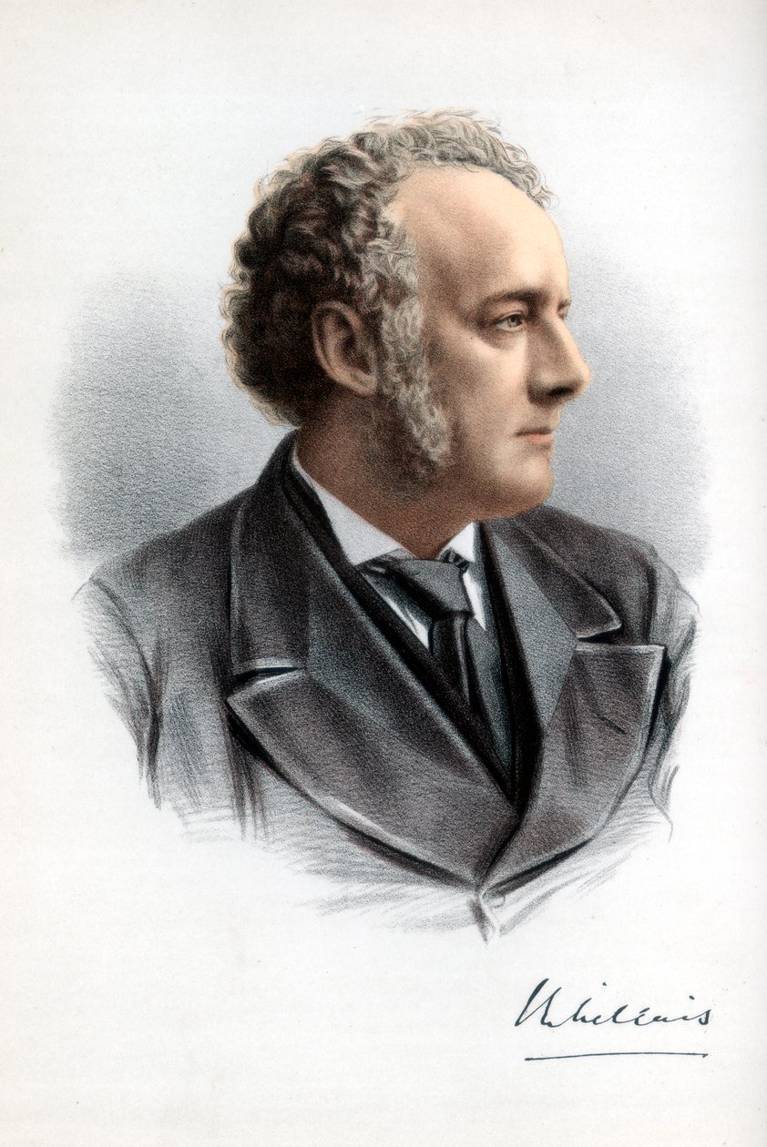 Sir John Everett Millais, 1. Baronet, brit festő és illusztrátor, 1890. alkotó: Petter and Galpin Cassell