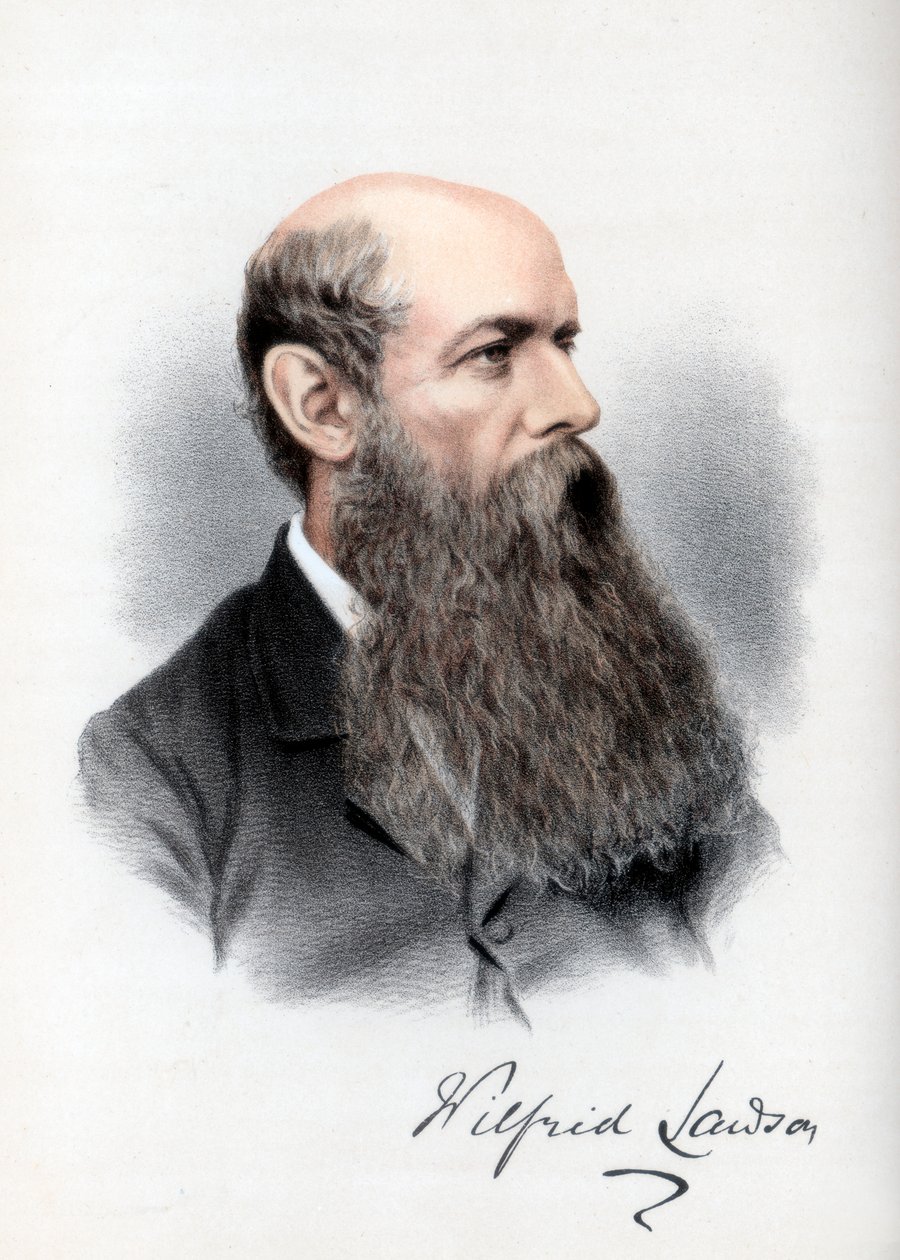 Sir Wilfrid Lawson, brit politikus és mértékletesség kampányolója, 1890. alkotó: Petter and Galpin Cassell