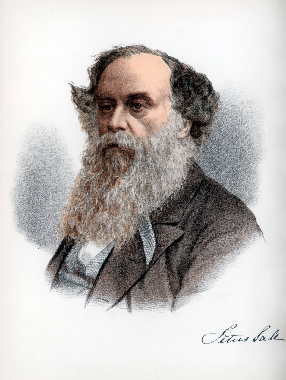 Titus Salt, brit gyapjúfűző és iparos, 1890. alkotó: Petter and Galpin Cassell