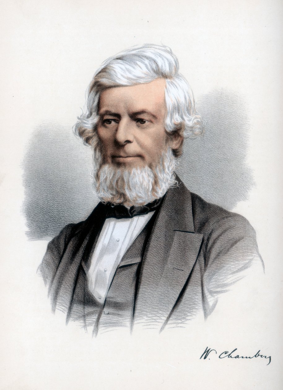 William Chambers of Glenormiston, skót kiadó és politikus, 1890. alkotó: Petter and Galpin Cassell