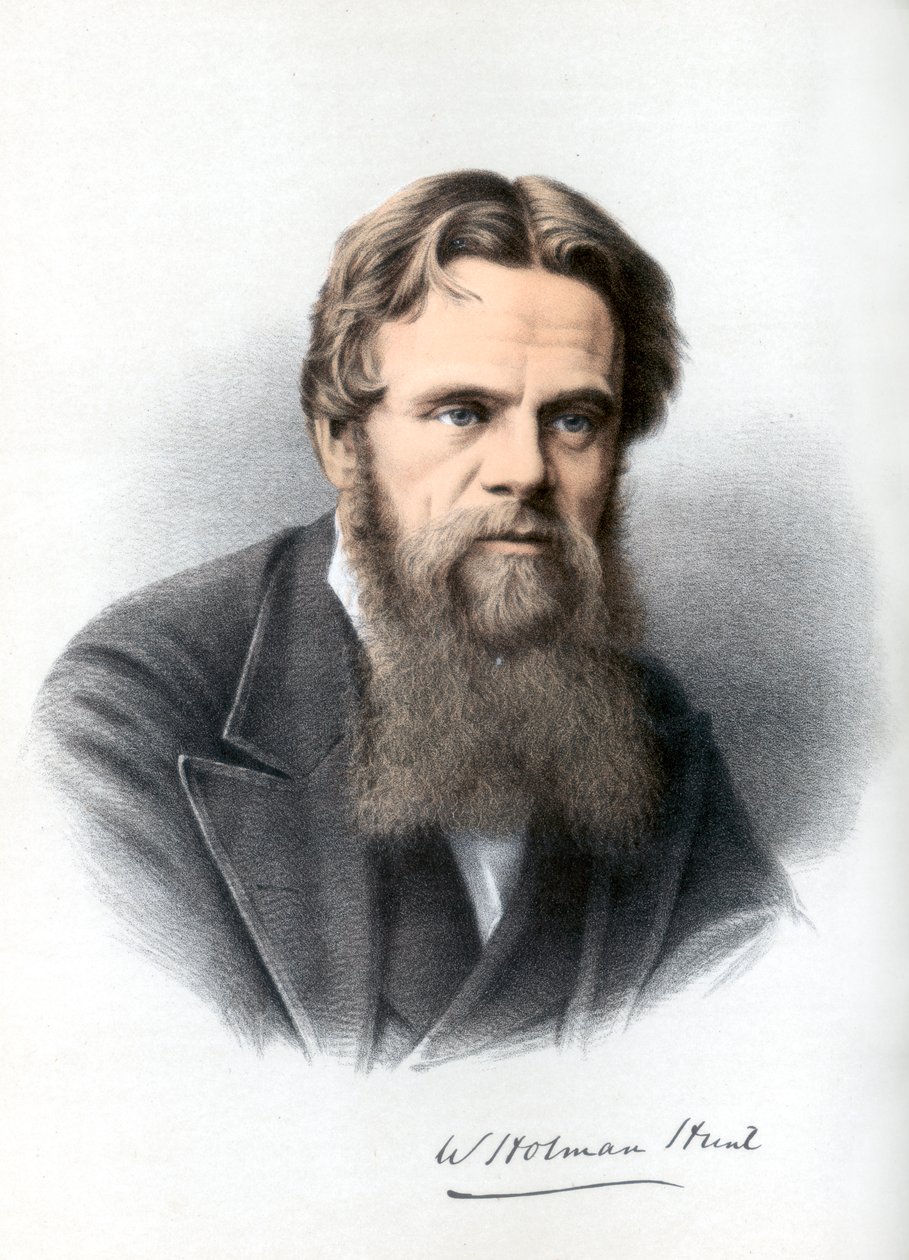 William Holman Hunt brit festő, 1890. alkotó: Petter and Galpin Cassell