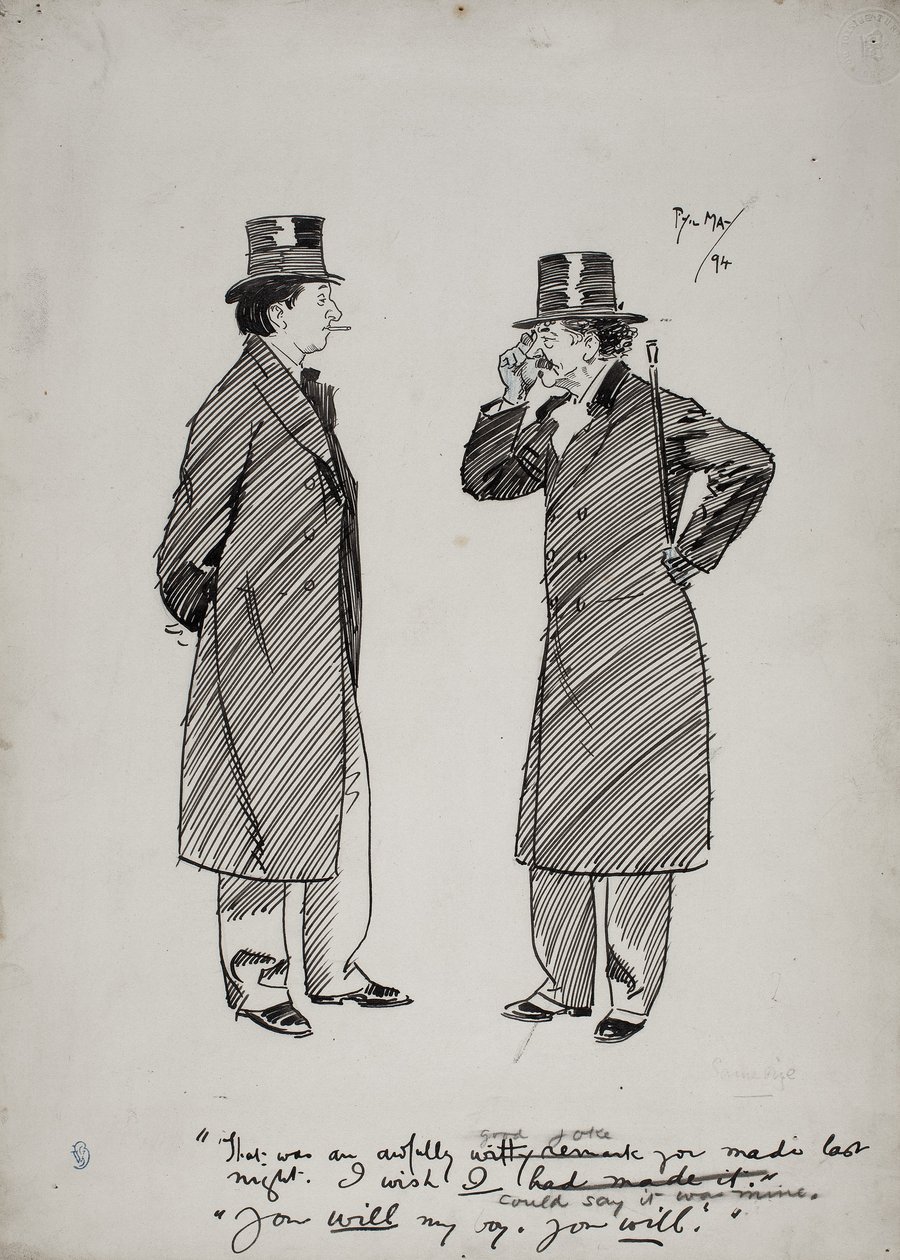 Oscar Wilde és Whistler alkotó: Phil May