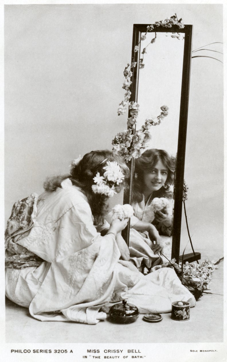 Crissy Bell brit színésznő, 1900-as évek. alkotó: Philco Publishing Company
