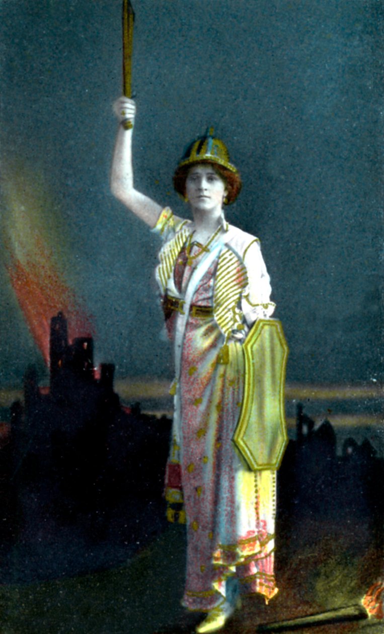 Zena Dare 1887-1975, angol énekes és színésznő, 1908. alkotó: Philco Publishing Company