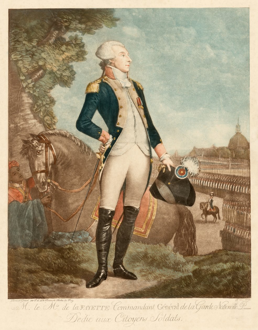 Lafayette márki alkotó: Philibert-Louis Debucourt