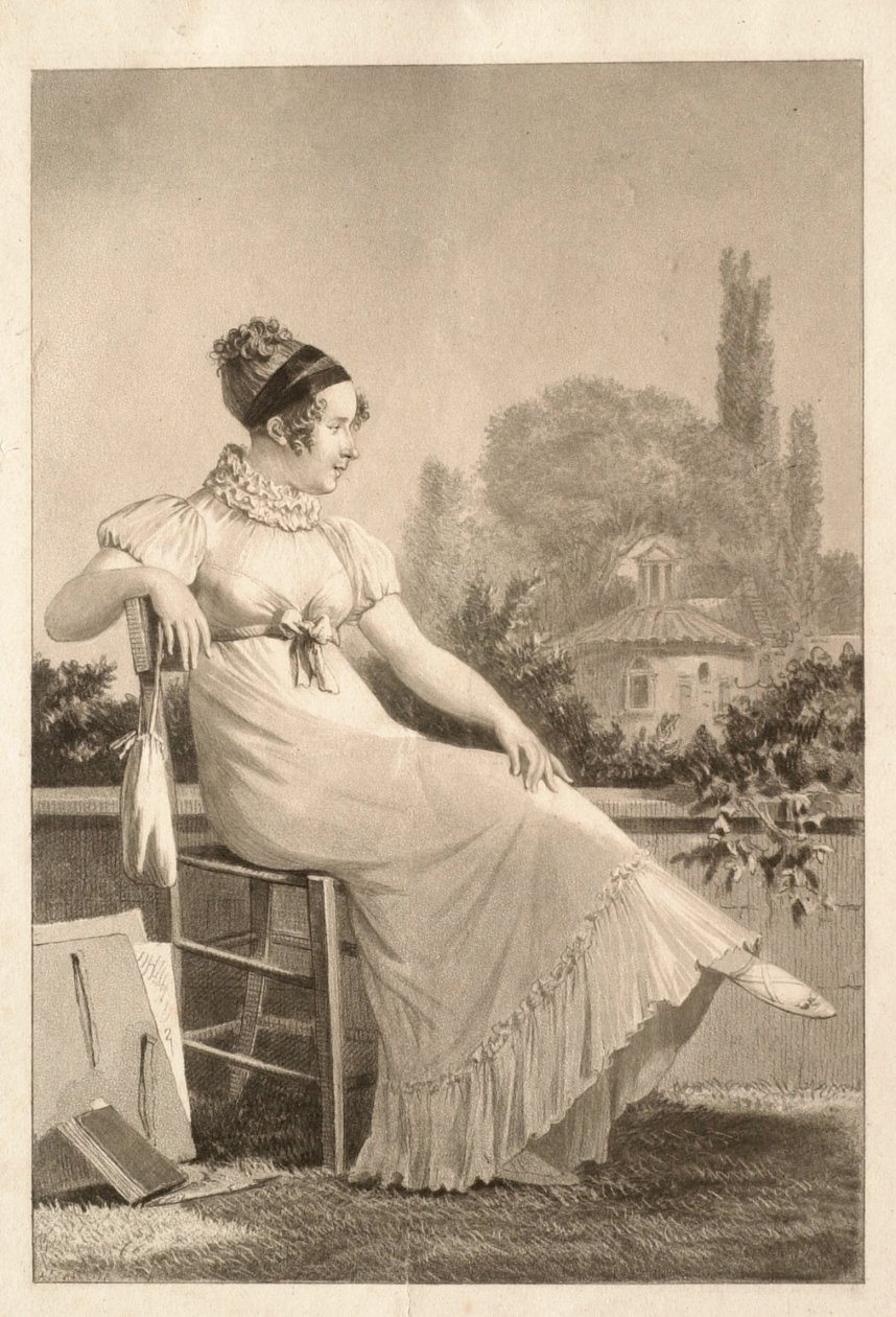 Fiatal nő portréja alkotó: Philibert-Louis Debucourt