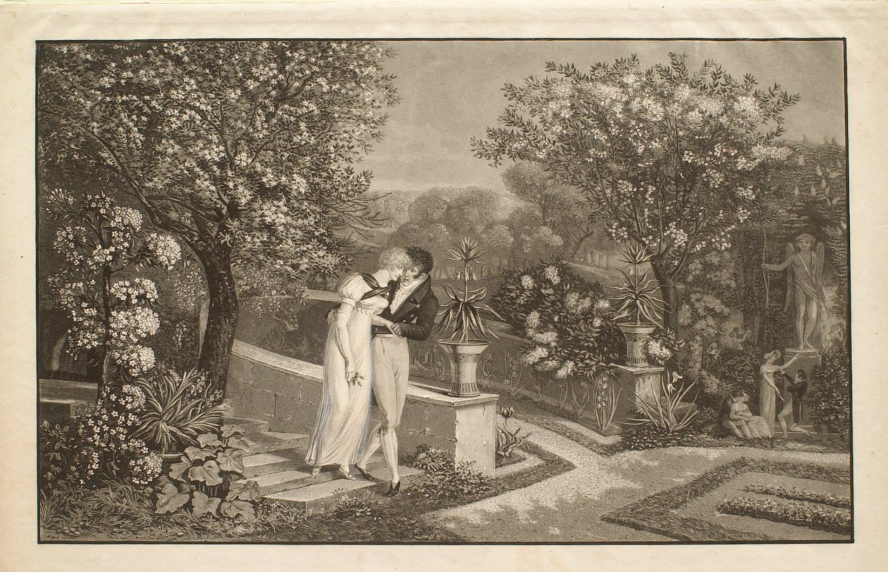 Tavasz, avagy A szerelmesek alkotó: Philibert-Louis Debucourt