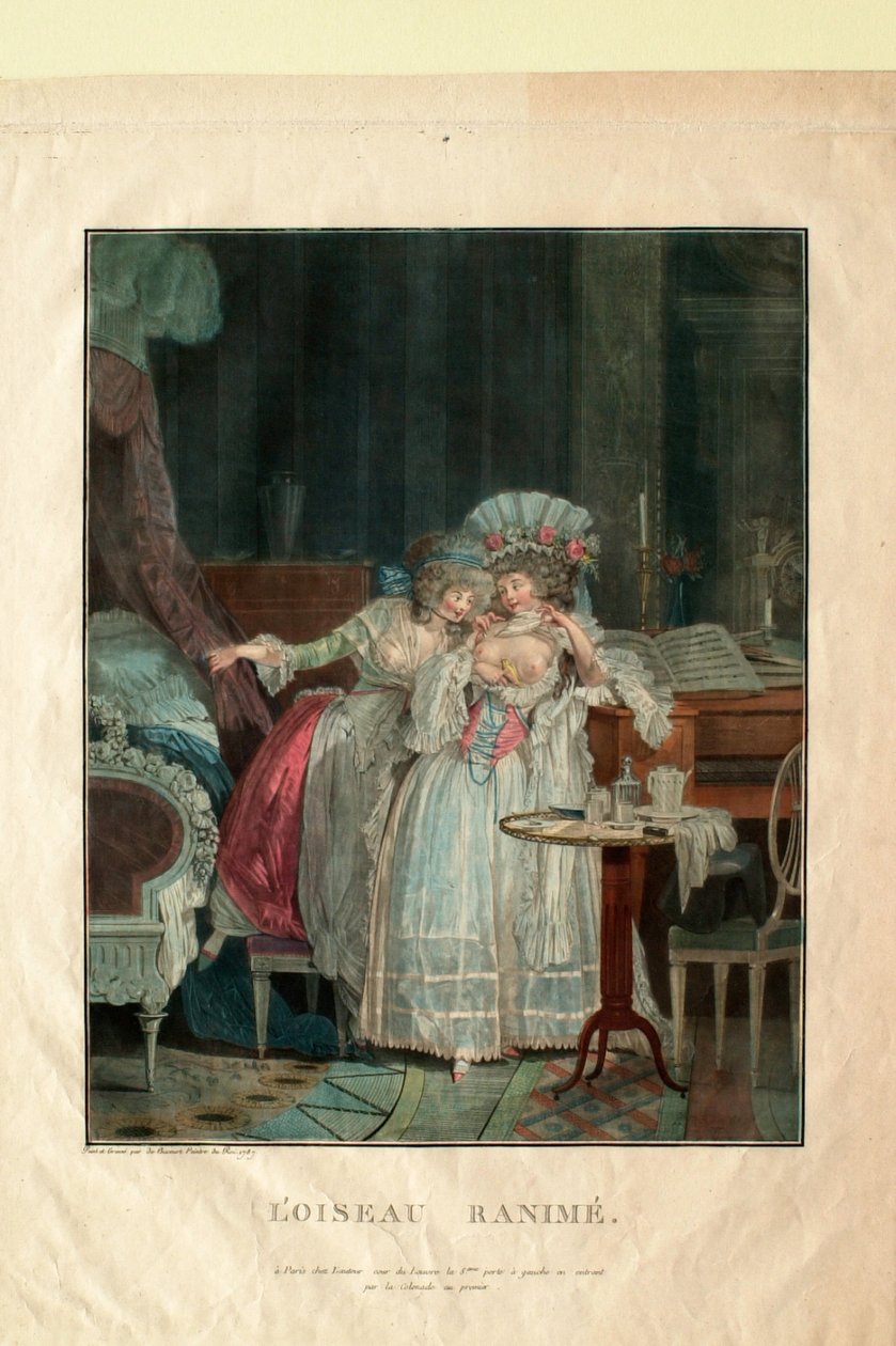Az újjáélesztett madár alkotó: Philibert-Louis Debucourt