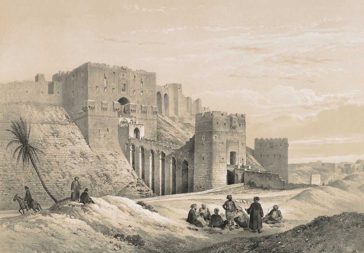 Aleppó fellegvára alkotó: Philibert Joseph Girault de Prangey