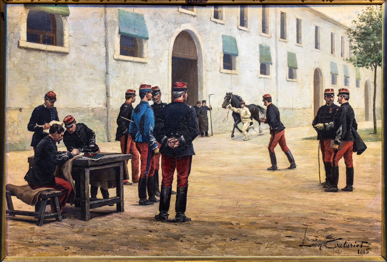 A ló felülvizsgálata alkotó: Philibert Leon Couturier