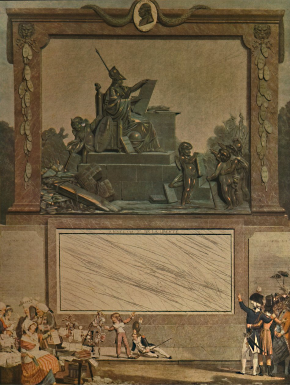 Nemzeti Almanach, 1791, 1913 alkotó: Philibert Louis Debucourt