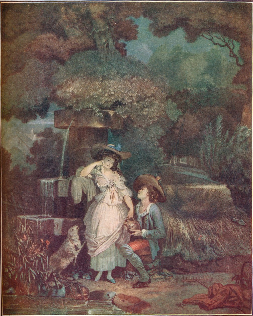 Szerencse és szerencsétlenség, avagy Az összetört kancsó, 1787, 1909. alkotó: Philibert Louis Debucourt
